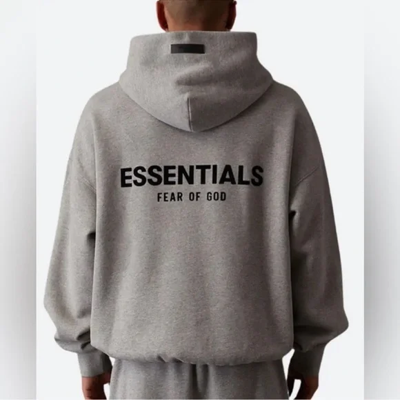 BRAND NEW Fear of God Essentials Dark Oatmeal Hoodie Sweatshirt XS XSmall - Picture 4 of 15